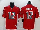 Buccaneers 12 Tom Brady Red Color Rush Limited Jersey,baseball caps,new era cap wholesale,wholesale hats